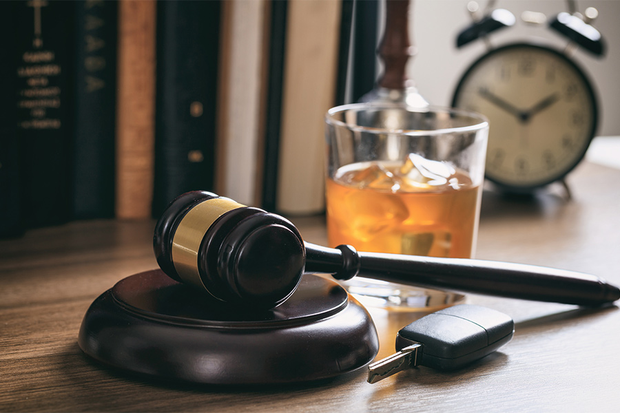 law-gavel-alcohol-and-car-keys-on-a-wooden-desk-huntington-west-virginia